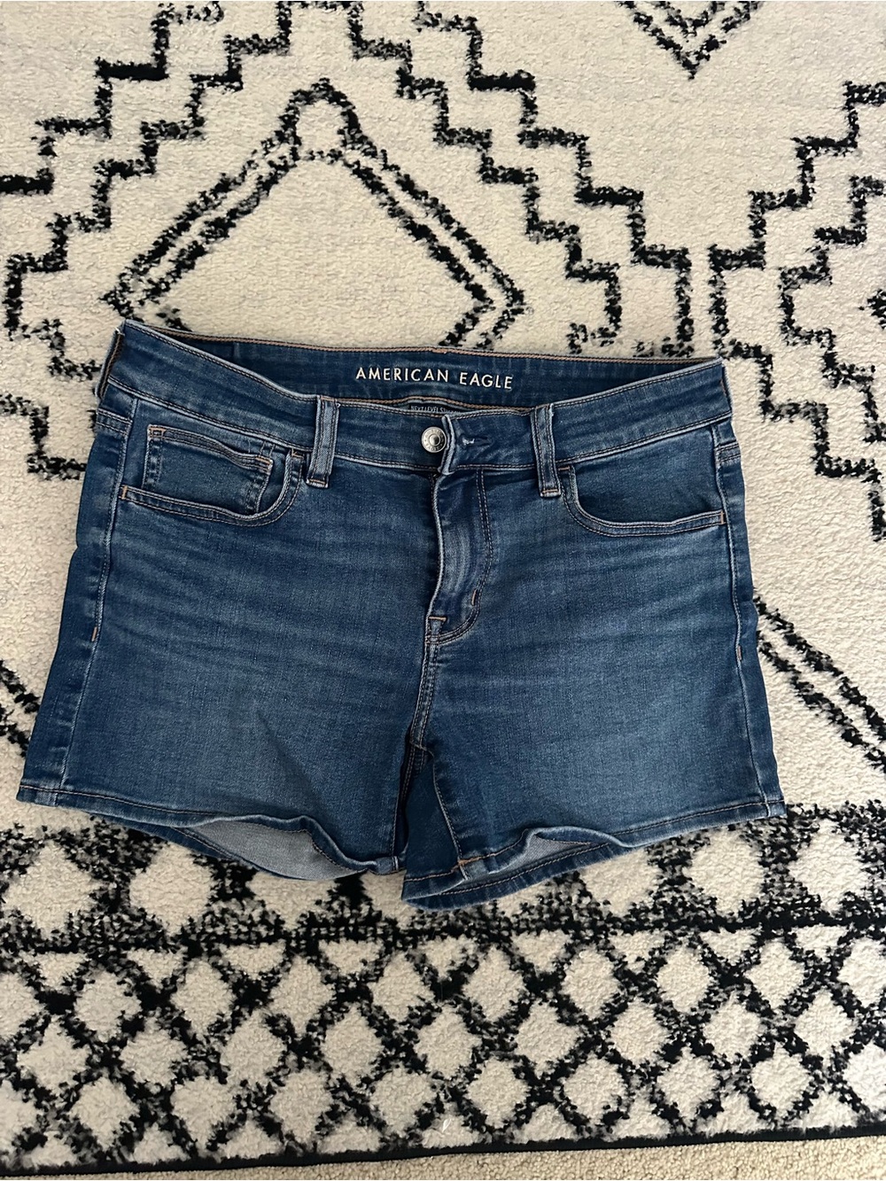 American Eagle Outfitters Blue Denim Cutoff Shorts
